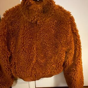 Love Tree Brown Bomber Jacket